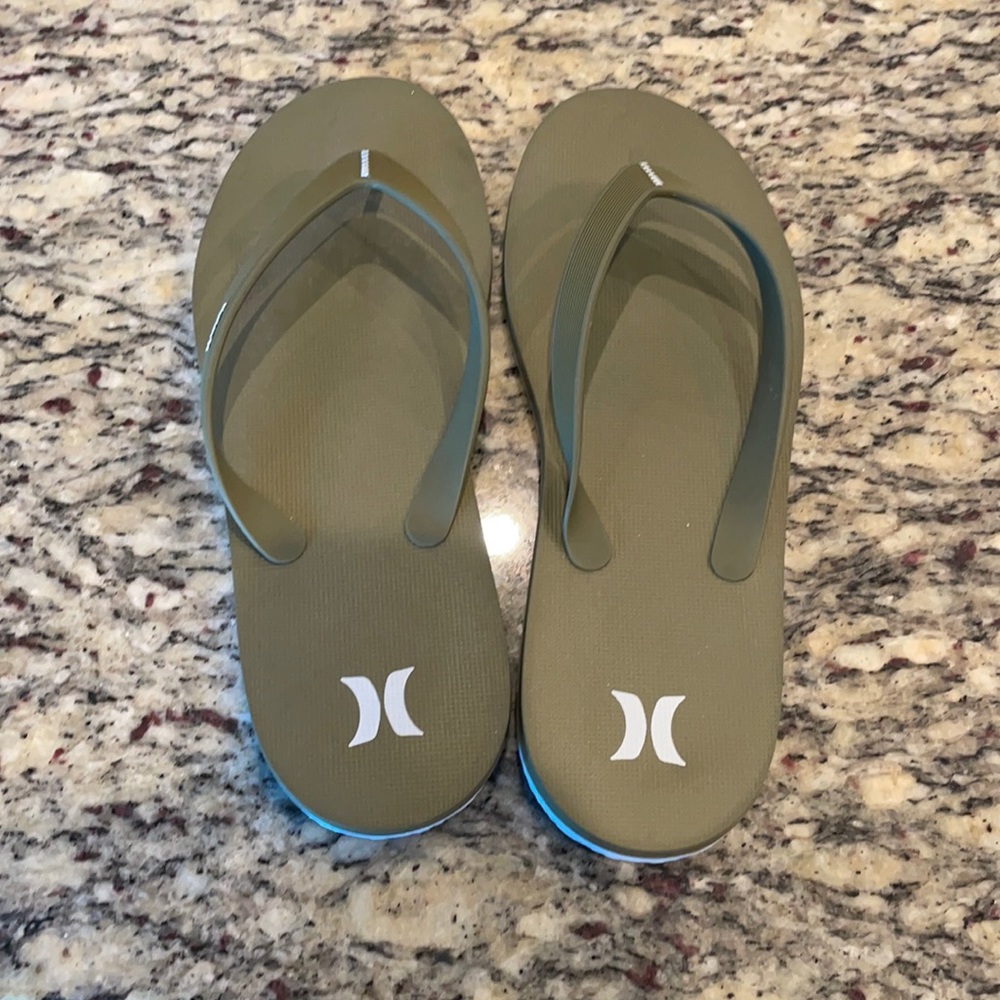 Olive green Hurley sandals